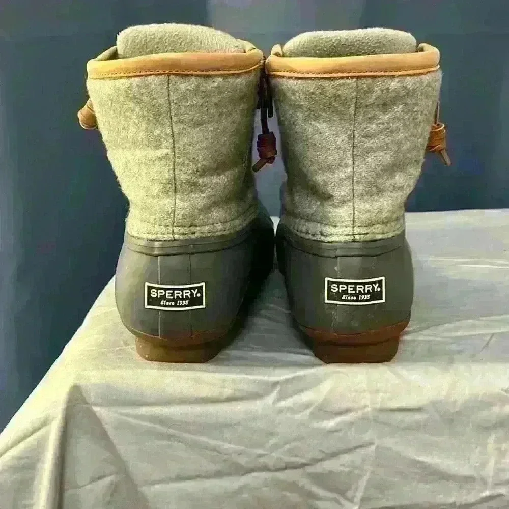 Sperry Grey Top Sider Boots